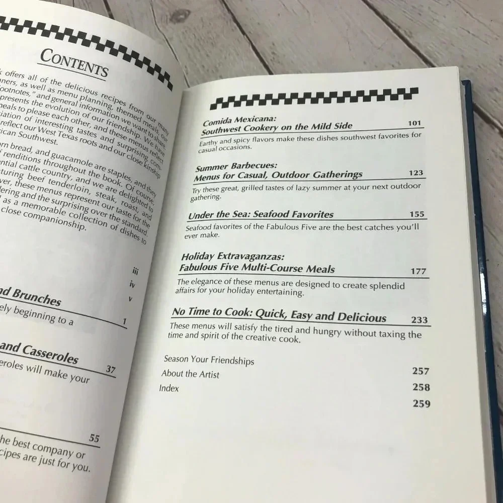 Autographed ALWAYS ENOUGH THYME cookbook 2003